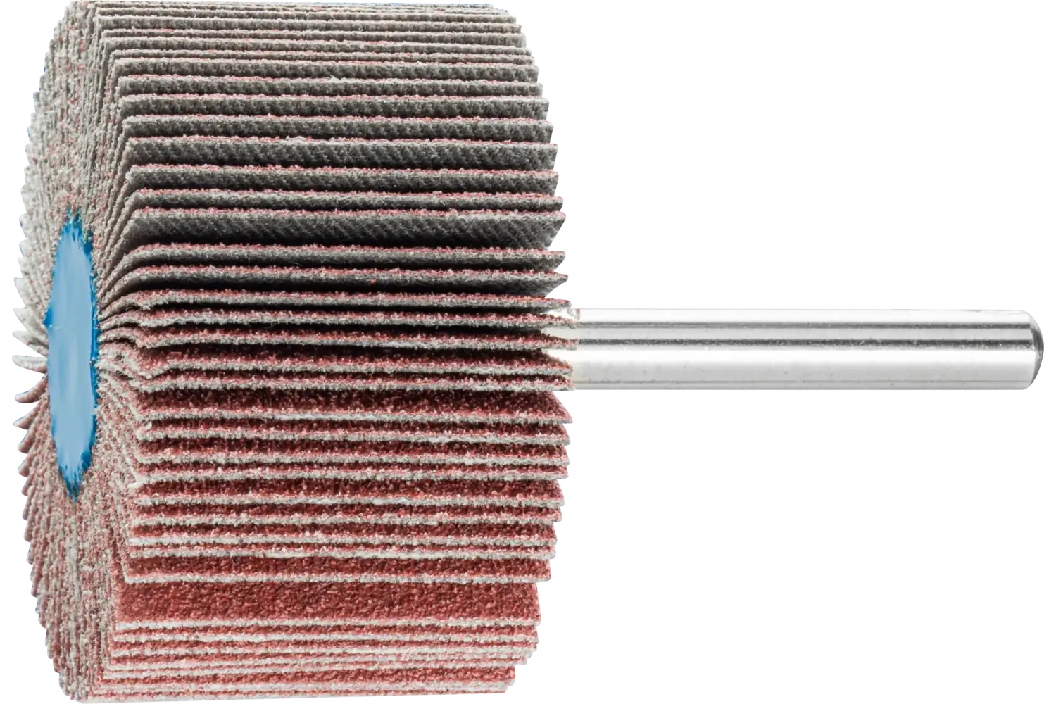 Picture of Pferd Mounted Flap Wheel, 2" X 1-1/2, 80 Grit, 1/4" Shank, Aluminum Oxide